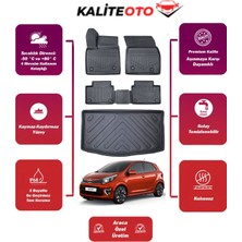 Kia Picanto 2012 Model Bagaj Havuzu+4d Araca Özel Havuzlu Paspas Takımıı Prqx