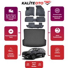 Tiggo 8 Pro Avantgarde Paket 2023 Model Bagaj Havuzu+4d Araca Özel Havuzlu 7 Kişilik Paspas Takımıı Prqx