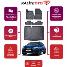 Dacia Sandero 2025 Model Bagaj Havuzu+4d Araca Özel Havuzlu Paspas Takımıı Prqx