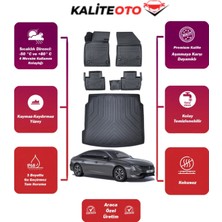 Peugeot 508 2023 Model Bagaj Havuzu+4d Araca Özel Havuzlu Paspas Takımıı Prqx