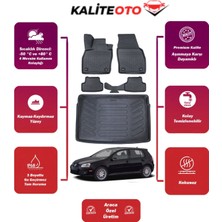 Volkswagen Golf 5 2007 Model Bagaj Havuzu+4d Araca Özel Havuzlu Paspas Takımıı Prqx
