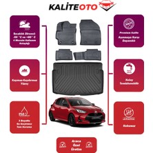 Toyota Yaris 2025 Model Bagaj Havuzu+4d Araca Özel Havuzlu Paspas Takımıı Prqx