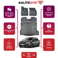 Renault Symbol 2019 Model Bagaj Havuzu+4d Araca Özel Havuzlu Paspas Takımıı Prqx