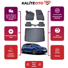 Volkswagen Golf 7 2019 Model Bagaj Havuzu+4d Araca Özel Havuzlu Paspas Takımıı Prqx