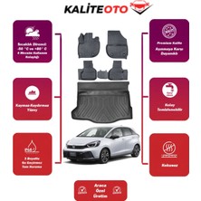 Honda Jazz 2024 Model Bagaj Havuzu+4d Araca Özel Havuzlu Paspas Takımıı Prqx