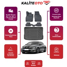 Volkswagen Scirocco 2009 Model Bagaj Havuzu+4d Araca Özel Havuzlu Paspas Takımıı Prqx