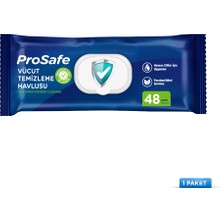 Prosafe Hasta Vücut Temizleme Havlusu 1 Paket 48 Yaprak