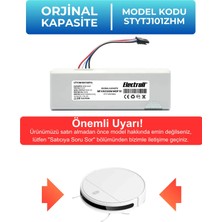 Electroll Xiaomi Mi Vacuum Mop 1c 2in1 Uyumlu Batarya (ORJİNAL KAPASİTE) 2600mah Robot Süpürge Pili