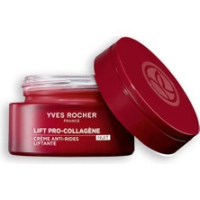 Yves Rocher Gece Kremi-Dolgunlaştırıcı Bitkisel Kolajen ve Hyaluronik Bakım/ Lift Pro Collagene