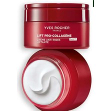 Yves Rocher Gece Kremi-Dolgunlaştırıcı Bitkisel Kolajen ve Hyaluronik Bakım/ Lift Pro Collagene