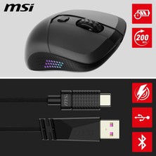 Msı Gg Versa 300 Elıte Wıreless 2.4 Ghz Kablosuz Bluetooth 5.3 USB 2.0 Kablosuz Mouse