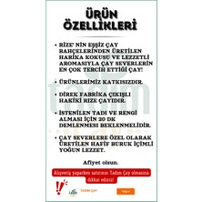 Tadım Çay Iki Buçuk Yaprak 6 Adet 1000 gr ( HAKİKİ RİZE ÇAYI , PAKET SİYAH ÇAY)