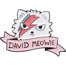 Lolandwiki Stil 2 Miyav'ı Seviyorum Emaye Pimler Özel Yağlıboya David Meowie Iyi Vibe Broşlar Yaka Rozetleri Karikatür Hayvan Eğlencesi Takı Hediye Arkadaşlar (Yurt Dışından)
