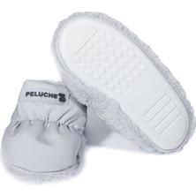 Peluche Grey Parachute Child Slipper Çocuk Günlük Ev Pandufu Par-Cgı Gri