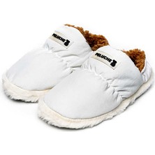 Peluche White Parachute Women Slipper Kadın Günlük Ev Pandufu Par-Kbz Beyaz