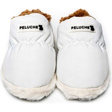 Peluche White Parachute Women Slipper Kadın Günlük Ev Pandufu Par-Kbz Beyaz