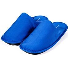 Peluche Saks Blue Parachute Canak Slipper Erkek Ev Terliği Canpar-Esı Mavi