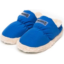 Peluche Blue Parachute Women Slipper Kadın Günlük Ev Pandufu Par-Kmı Mavi