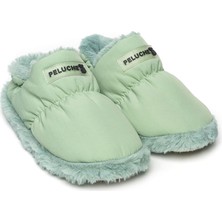 Peluche Mint Green Parachute Women Slipper Kadın Günlük Ev Pandufu Par-Kmt Yeşil