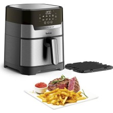 Tefal EY505D Easy Fry & Grill Precision+ Yağsız Fritöz Airfryer, 4,2 Litre Kapasite, Hava ile Kızartma & Izgara - 1510002069