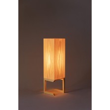 Sade Wooden Lamp Atelier Tuli Çam Ahşap Abajur