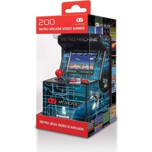 Arcade Taşınabilir Retro 8 Bit Mini Arcade Kabini 200 Dahili Oyun Dahil