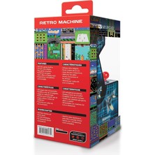 Arcade Taşınabilir Retro 8 Bit Mini Arcade Kabini 200 Dahili Oyun Dahil