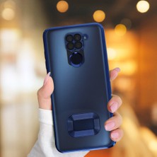 Toptan Bulurum Xiaomi Redmi Note 9 Yanları Renkli Lens Korumalı Logo Gösteren Mega Kılıf