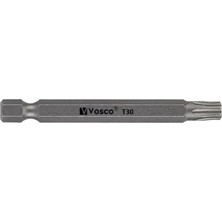 Vosco Bits Uç Matkap Ucu Tornavida Ucu Vidalama Ucu T30 75 mm  - 1 Adet