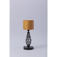 Sade Wooden Lamp Atelier Meşe Ağacından Masa Lambası