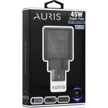 ARS-CH35 Usb-C Pd Şarj  45W Hızlı Şarj Süper Fast Adaptör 45 Watt Type-C