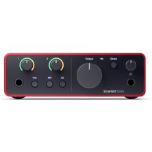 Focusrite Scarlett Solo Gen 4 Ses Kartı (MOSC0032)