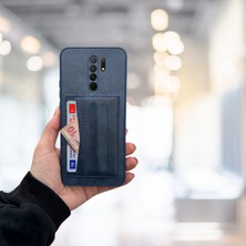 Toptan Bulurum Xiaomi Redmi 9 Kartlıklı Standlı Lüx Deri Kılıf