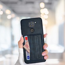 Toptan Bulurum Xiaomi Redmi Note 9 Kartlıklı Standlı Lüx Deri Kılıf