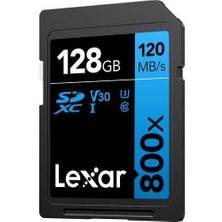 Lexar 128GB High-Performance 800X Uhs-I Sdxc Hafıza Kartı (Blue Series)