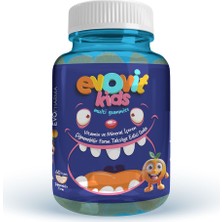 Evo Pharma Evovit Kids Multi Gummies (60 Çiğnenebilir form) Multivitamin ve mineral, L arjinin
