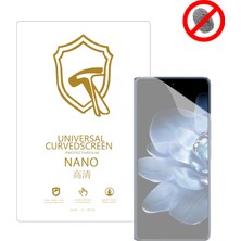 Microcase Xiaomi Mi Mix Fold 4 ile Uyumlu Full Tpu Nano Ön Ekran Koruma Filmi - EKM101