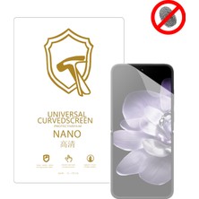 Microcase Xiaomi Mi Mix Flip ile Uyumlu Full Tpu Nano Ön Ekran Koruma Filmi - EKM101