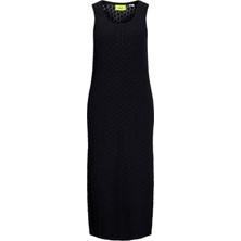 Jack & Jones Kadın Düz Renk Işlemeli Elbise - Zuri