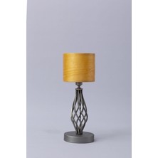 Sade Wooden Lamp Atelier Tıkka Çam Ağacı Kaplama Abajur