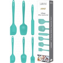 Valletta Drongo 6'lı Spatula Set Turkuaz