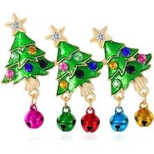 Lolandwiki Renk 26 Lüks Zarif Noel Broş Pin Kardan Adam Noel Baba Çizme Garland Moda Takı Hediye Dekorasyon (Yurt Dışından)