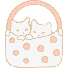 Lolandwiki Sepetteki Kedi Kedi Okuma Kitabı Emaye Pin Karikatür Uyuyan Yavru Kedi Broş Sevimli Kitap Sevgilisi Hayvanlar Rozet Çanta Elbise Yaka Iğnesi Takı Hediyeler (Yurt Dışından)