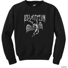 Wakha LED Zeppelin Failing Angel Siyah Sweatshirt