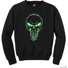 Wakha Punisher Green Siyah Sweatshirt
