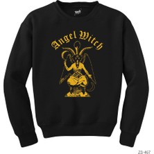 Wakha Angelwitch Satan Siyah Sweatshirt