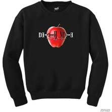 Wakha Death Note Apple Siyah Sweatshirt