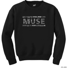 Wakha Muse Songs Logo Siyah Sweatshirt