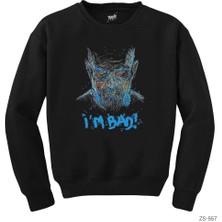 Wakha Breaking Bad I Am Bad Siyah Sweatshirt