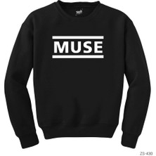 Wakha Muse Logo Siyah Sweatshirt